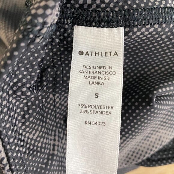 Athleta Ultimate Stash Pocket Printed Capri Leggings Women's Small - Picture 9 of 11